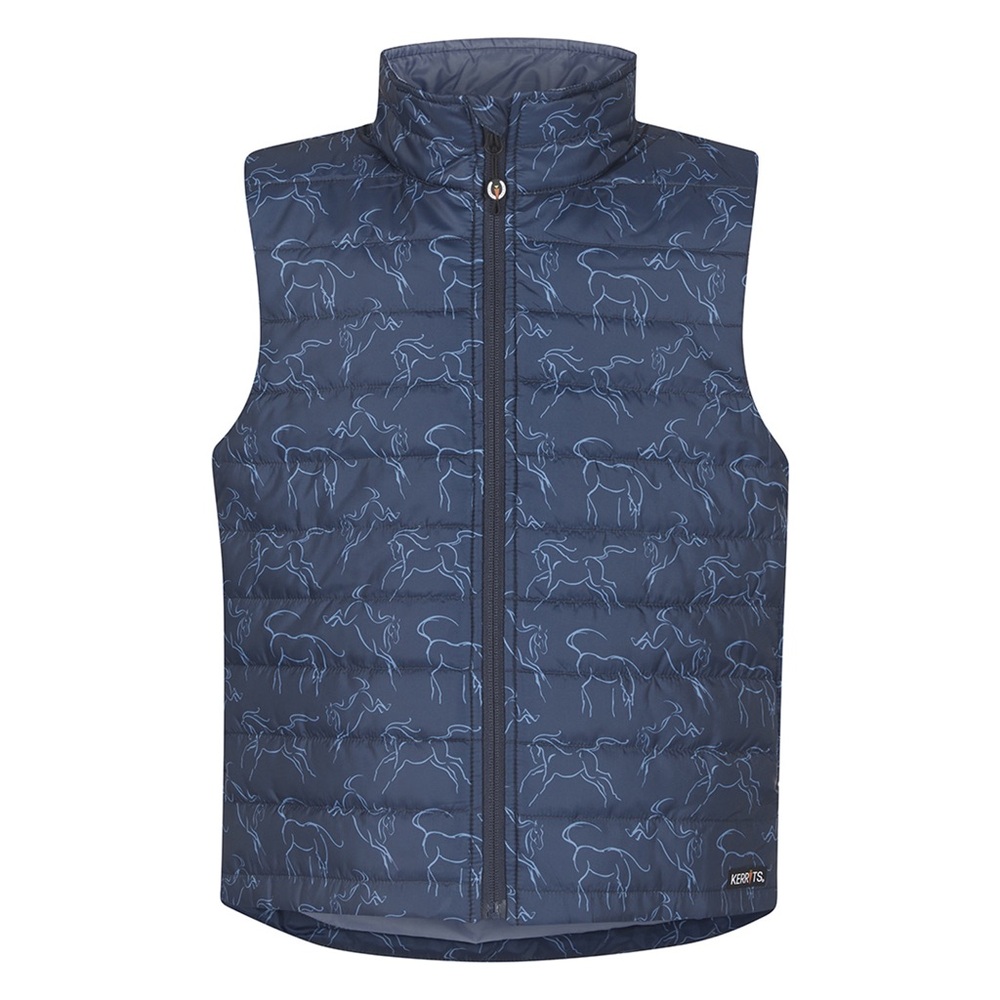 Kerrits Kids Quilted Vest - Navy